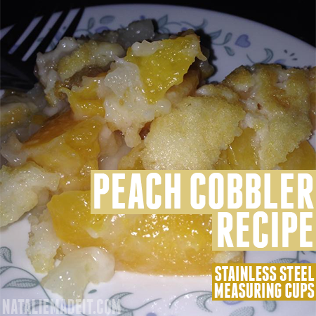 Easy Peach Cobbler Recipe