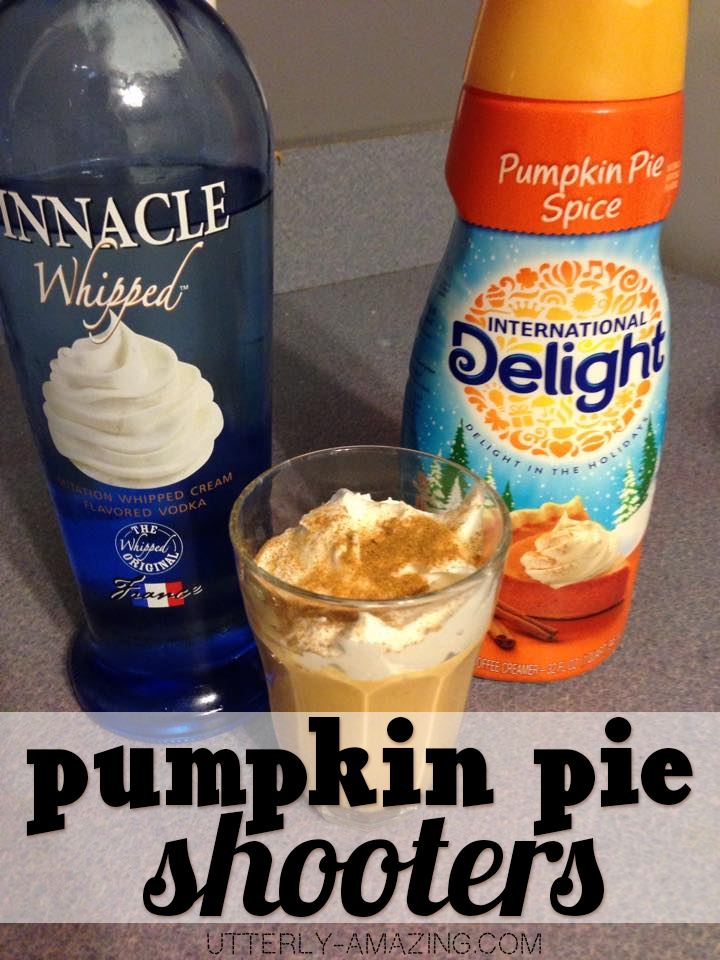 Whipped Pumpkin Pie Spice Shooter with Delight