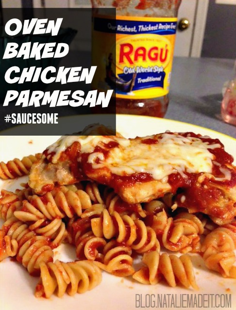 Oven Baked Chicken Parmesan | #Saucesome