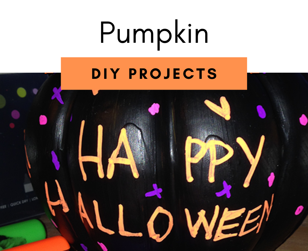 Easy Halloween Chalkboard Pumpkin