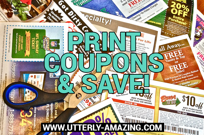 Print Coupons & Save Money