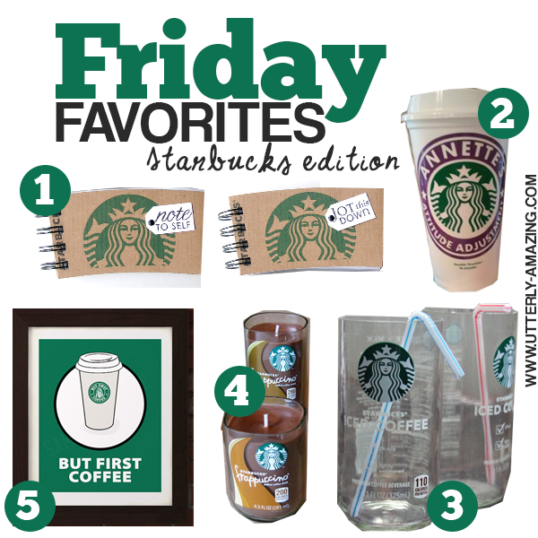5 Must Have Starbucks Lover Gifts | #FiveFavoriteFriday