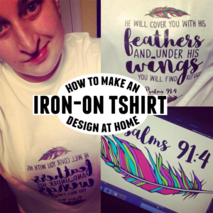HOW TO Make An Iron On T-shirt Design At Home