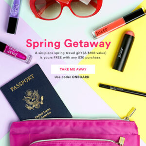 Free Spring Beauty Gift with any $30 Julep Purchase