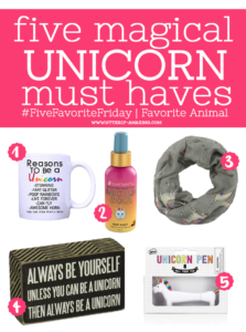 5 Magical Unicorn Gift Guide Must Haves | #FiveFavoriteFriday