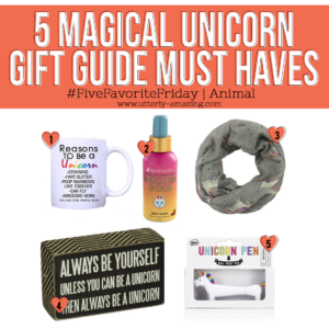 5 Magical Unicorn Gift Guide Must Haves | #FiveFavoriteFriday