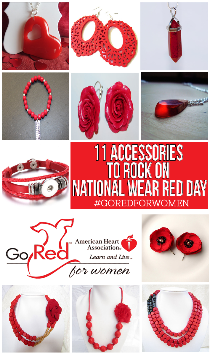 11 Accessories to Rock on National Wear Red Day |  #GoRedForWomen