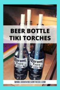 Beer Bottle Tiki Torches