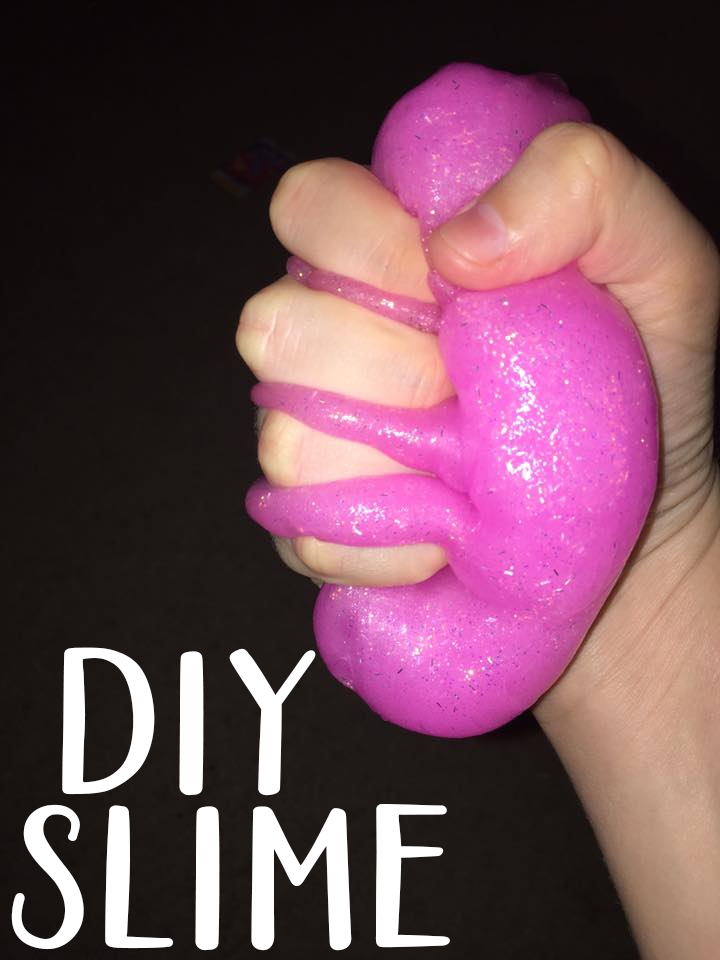 DIY: Slime with Glitter Glue & Liquid Starch