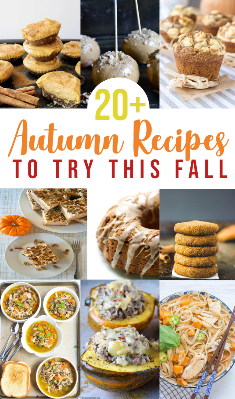 20+ Totally Worthy Autumn Recipes To Try This Fall