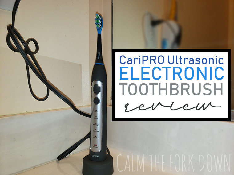 CariPRO Ultrasonic Electronic Toothbrush + Giveaway
