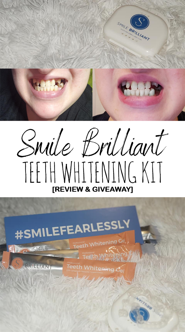 Smile Brilliant Teeth Whitening Kit Review & Giveaway