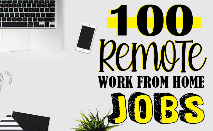 Today I am going to share 100 remote work from home jobs that might just be the job you're looking for. Most work from home jobs require a computer, high speed internet and a landline phone.