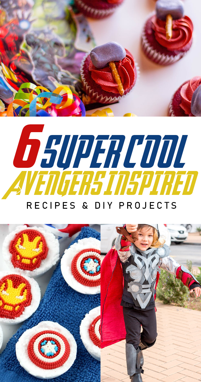 6 Super Cool Marvel-Inspired Recipes & DIY Projects