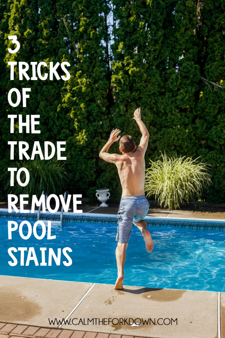 3 Tricks of the Trade to Remove Pool Stains
