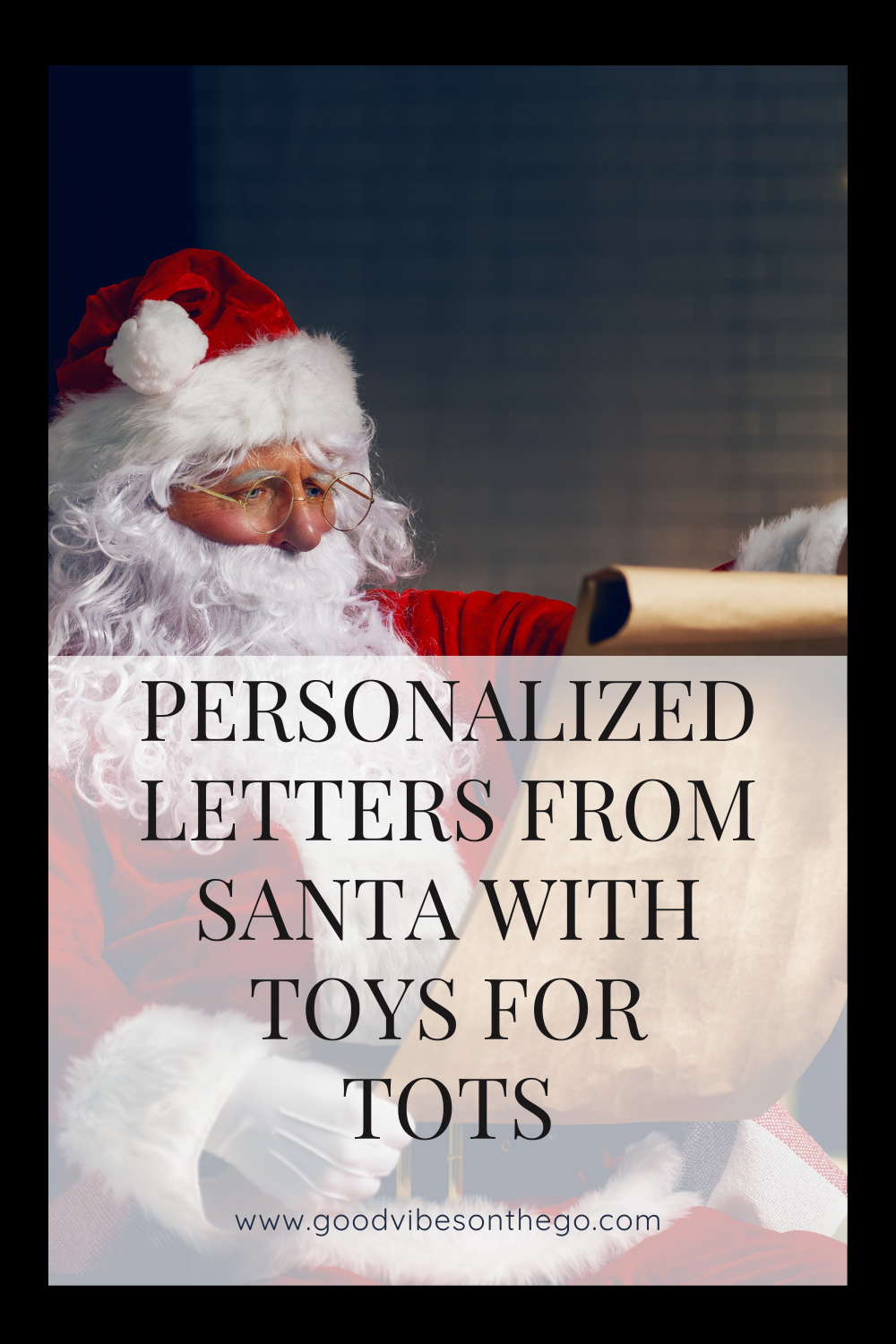 Personalized Letters from Santa with Toys for Tots