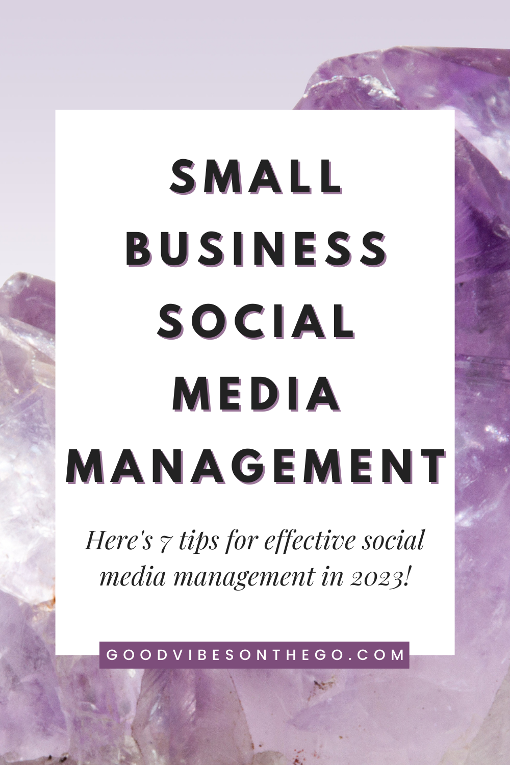 7 Social Media Management Tips for Small Business