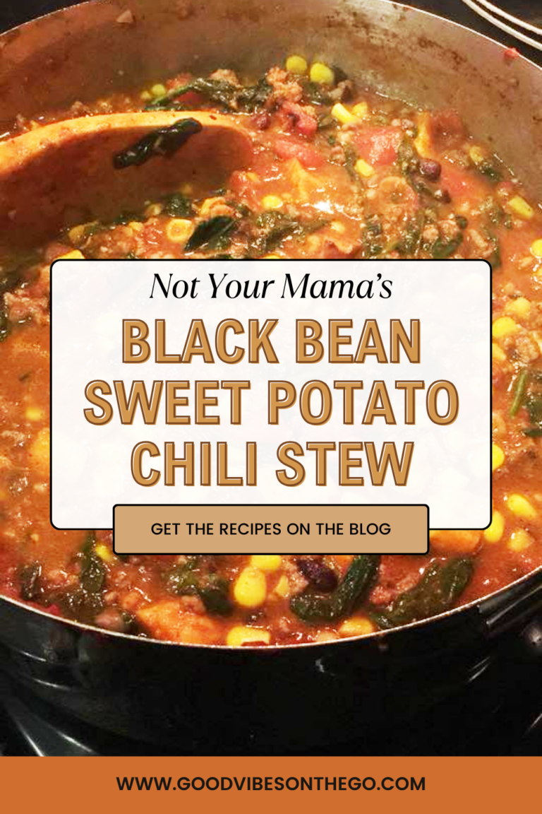 Not Your Mama’s Black Bean Sweet Potato Chili Stew