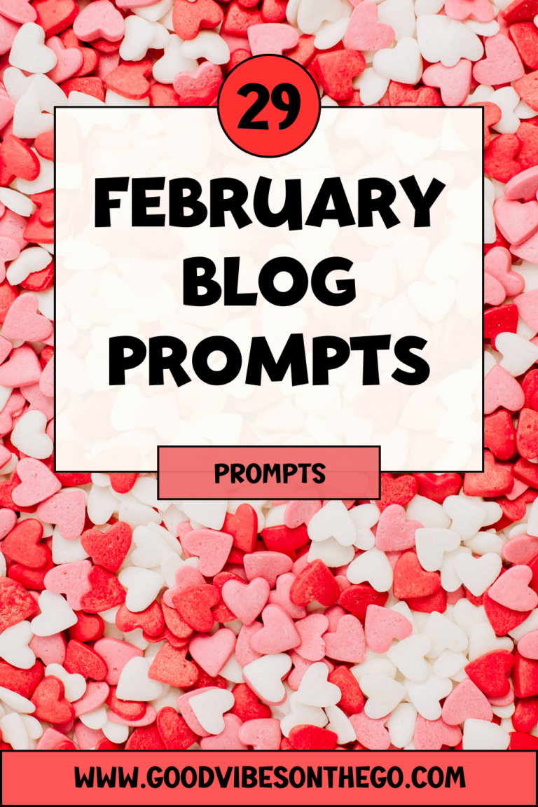 29 February Blog Prompts [FREE PRINTABLES]