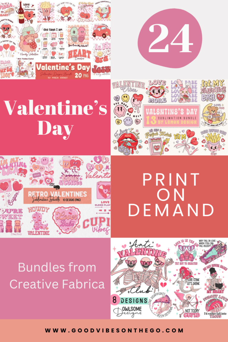 20+ Valentines Day POD Bundles from Creative Fabrica