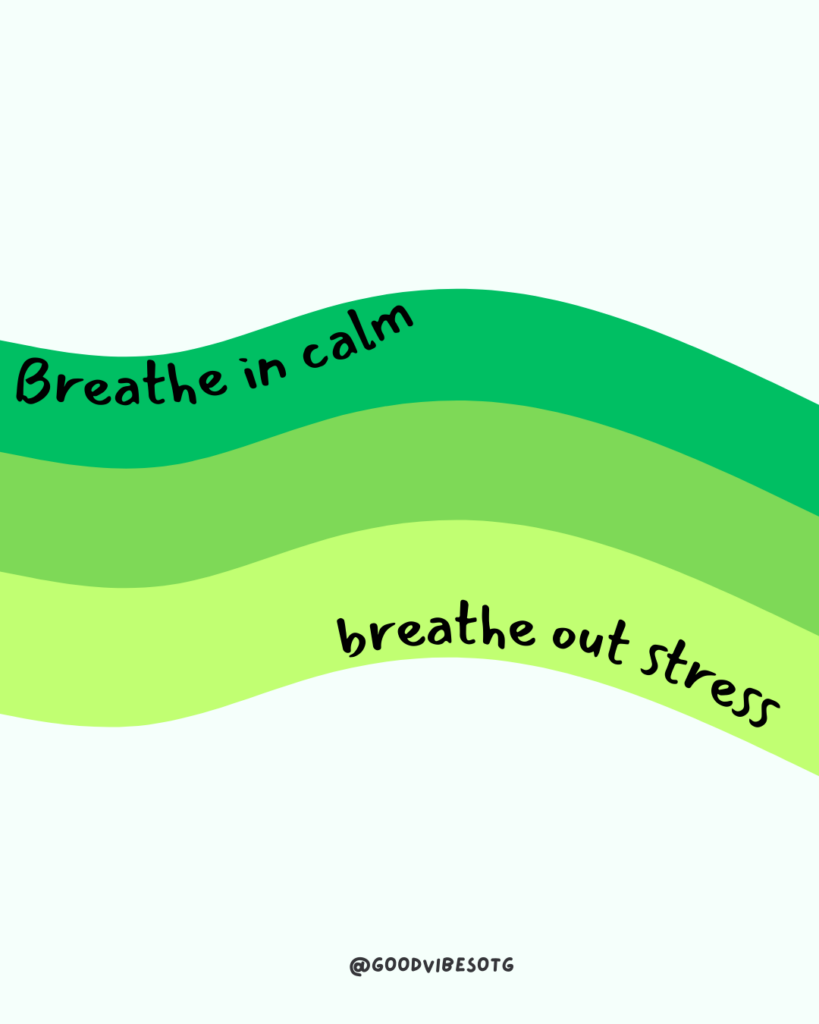 Breathe In Calm, Breathe Out Stress // 31 March Blog Prompts