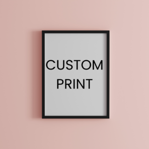 Transform your ideas into stunning visuals with our Custom Print Design service! Whether you're looking to create a memorable birthday invitation, a vibrant party invite, an eye-catching wall print, or a captivating poster, our custom designs are crafted to suit any occasion and bring your vision to life.