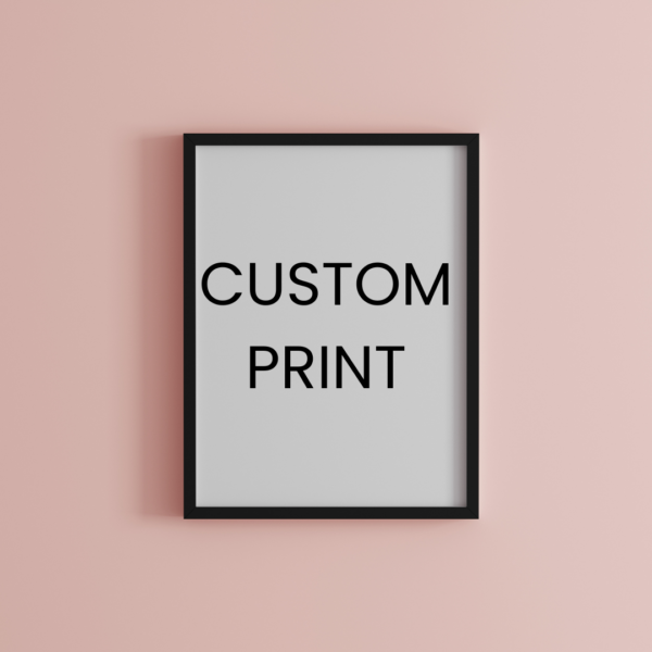 Transform your ideas into stunning visuals with our Custom Print Design service! Whether you're looking to create a memorable birthday invitation, a vibrant party invite, an eye-catching wall print, or a captivating poster, our custom designs are crafted to suit any occasion and bring your vision to life.