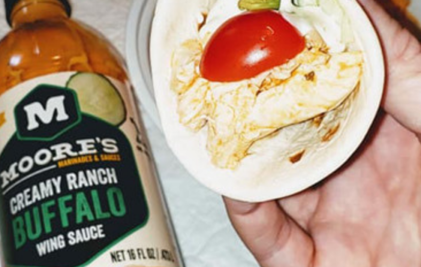 Buffalo Ranch Chicken Street Tacos