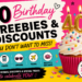 birthday freebies