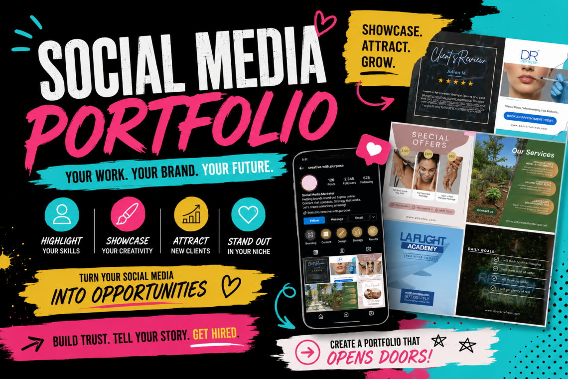 social media portfolio