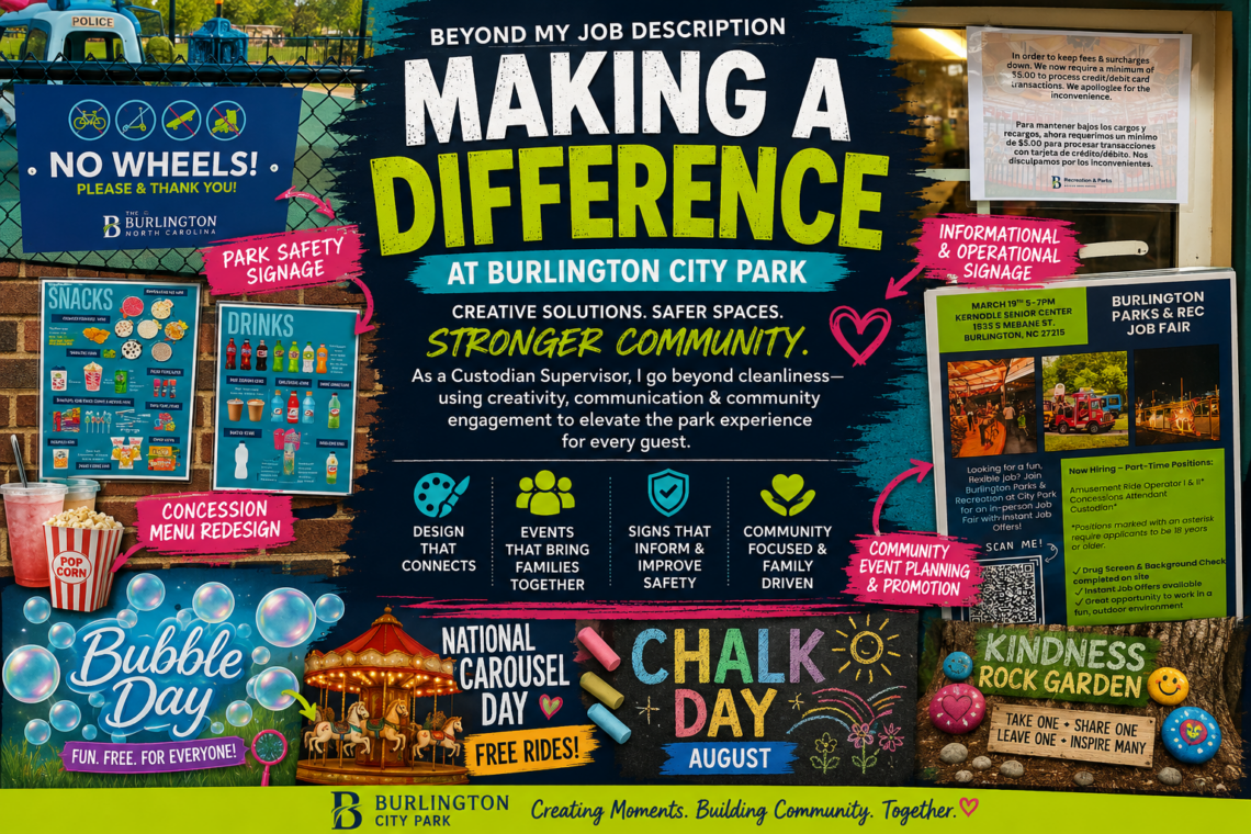 How I Improved the Guest Experience at Burlington City Park